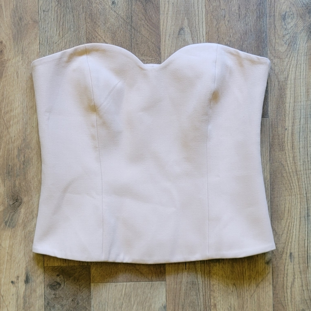 Zara Pale Pink Tube Top
